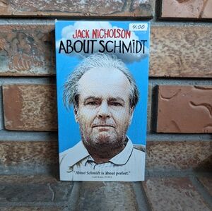 ** 4/$25 VHS ** About Schmidt (VHS, 2002) Vintage - Y2K - Retro - Good Used Cond